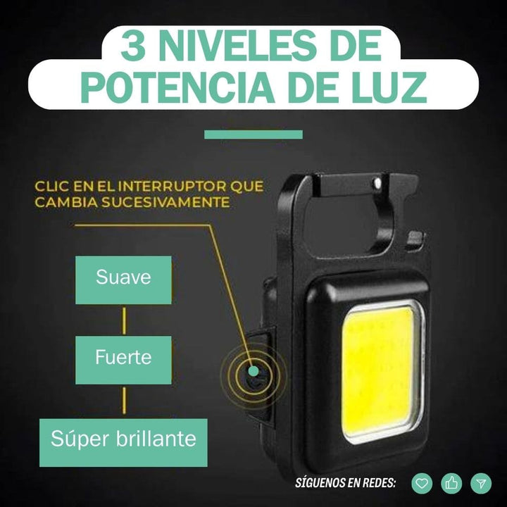 MINI LINTERNA TÁCTICA LED RECARGABLE X 2