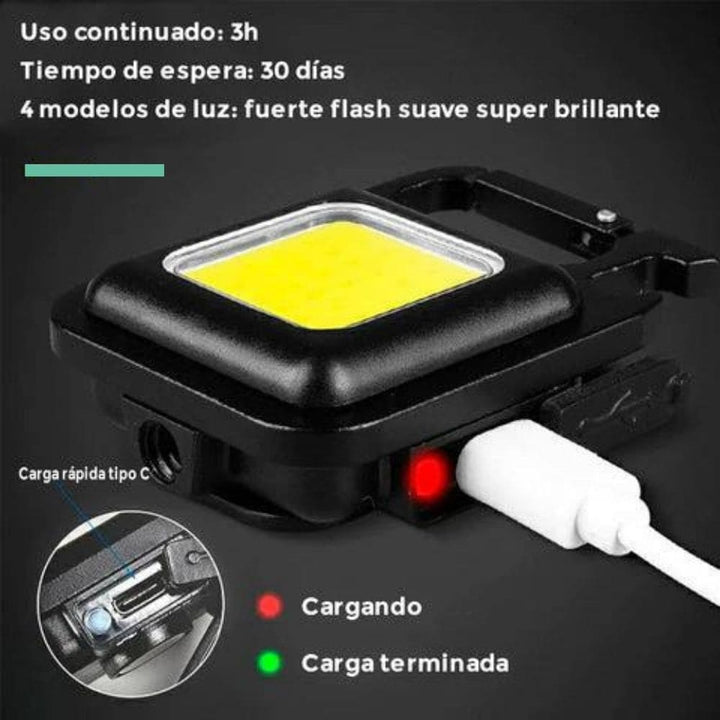 MINI LINTERNA TÁCTICA LED RECARGABLE X 2